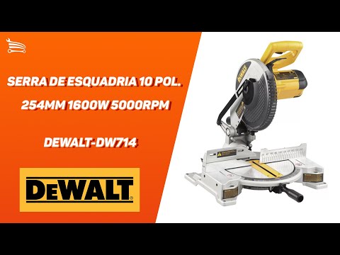 Serra de Esquadria 10 Pol. 254mm 1650W 5000RPM  - Video