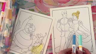 👑 DISNEY PRINCESS 👑 Mess free coloring pages!