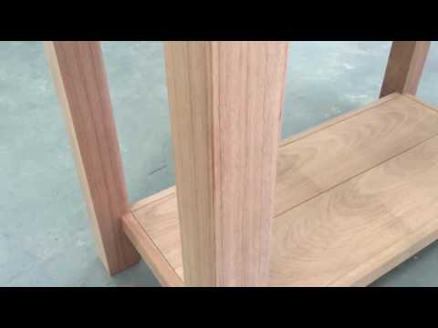 Kitchen Island made from Sapele wood