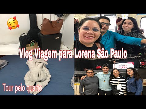 VLOG: Viagem para Lorena São Paulo/ Tour pelo quarto/ Conhecemos a Canção Nova💕 #amoviajar ❤️