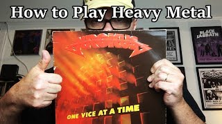 How to Play Heavy Metal: Krokus &quot;Bad Boys Rag Dolls&quot; 1982. Rhythm Guitar
