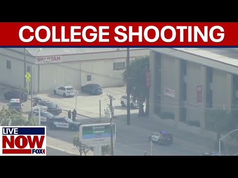 Video | 3 people hurt in shooting at Spartan College in Inglewood  | LiveNOW from FOX