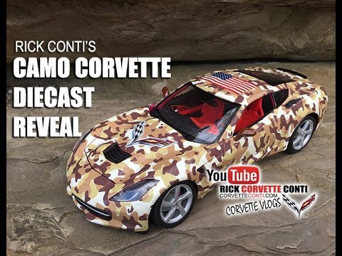 RICK CONTI'S CAMO CORVETTE DIECAST REVEAL Video
