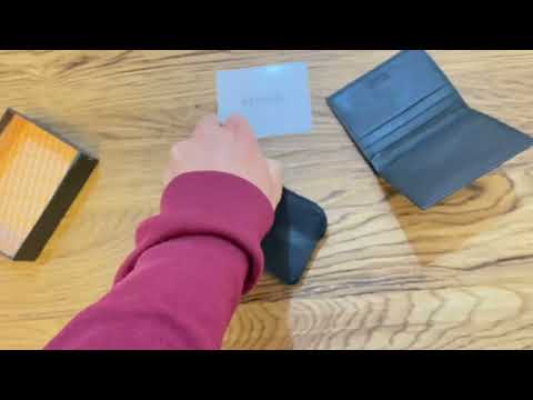 HEMING Portafoglio per Uomo Nero Smart, Ben fatto anche se è prodotto da un marchio minore