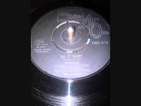 MIRACLES  ....   DO IT BABY  .....   45T 1974