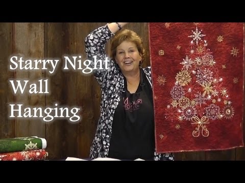 Starry Night Wall Hanging Quilt Panel Project