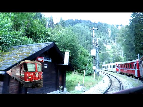 Zug Mitfahrt Chur - Arosa, Chur Altstadt - Lüen-Castiel