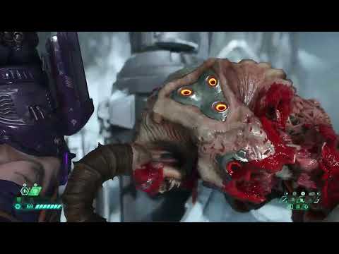 Doom Eternal Master Level Gameplay Nightmare Ultra Nightmare Settings w Ray Tracing