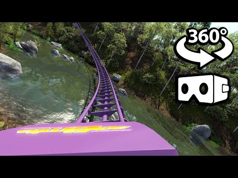 🎢FOREST ROLLER COASTER 360° - VR Video