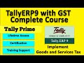 Tally ERP 9 Full Course Tally Complete Course In Hindi