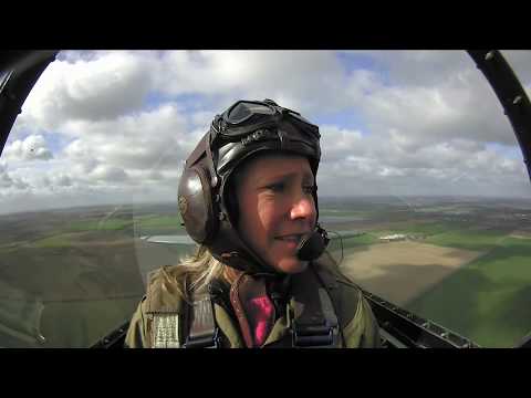 Hazel Hill a  13 year old who helped upgrade the WW2 Spitfire from 4 to  guns