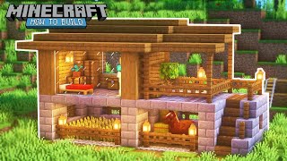 Minecraft: How to Build a Simple Starter House | Starter House Tutorial in Minecraft