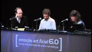 Lisette Lagnado e Arto Lindsay - Simpósio Emoção Art.ficial 6.0 (2012)