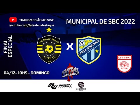 FERRAZÓPOLIS X SANTA TEREZINHA #futsalemdestaque