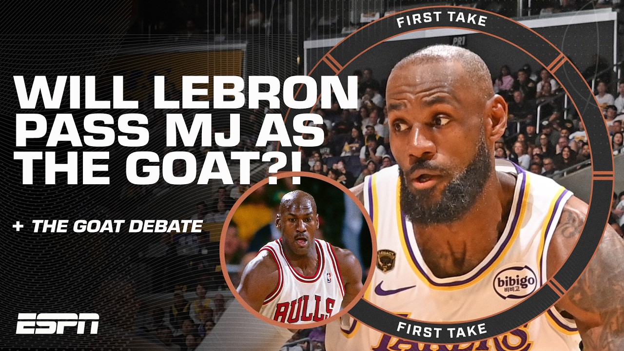 Charles Barkley says LeBron James SURPASSES MJ as the GOAT IF WHAT happens?! | First Take