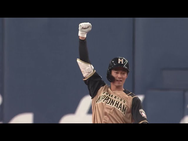 【3回表】ファイターズ・石井 同点タイムリー2ベースヒット!! 2021/4/10 B-F