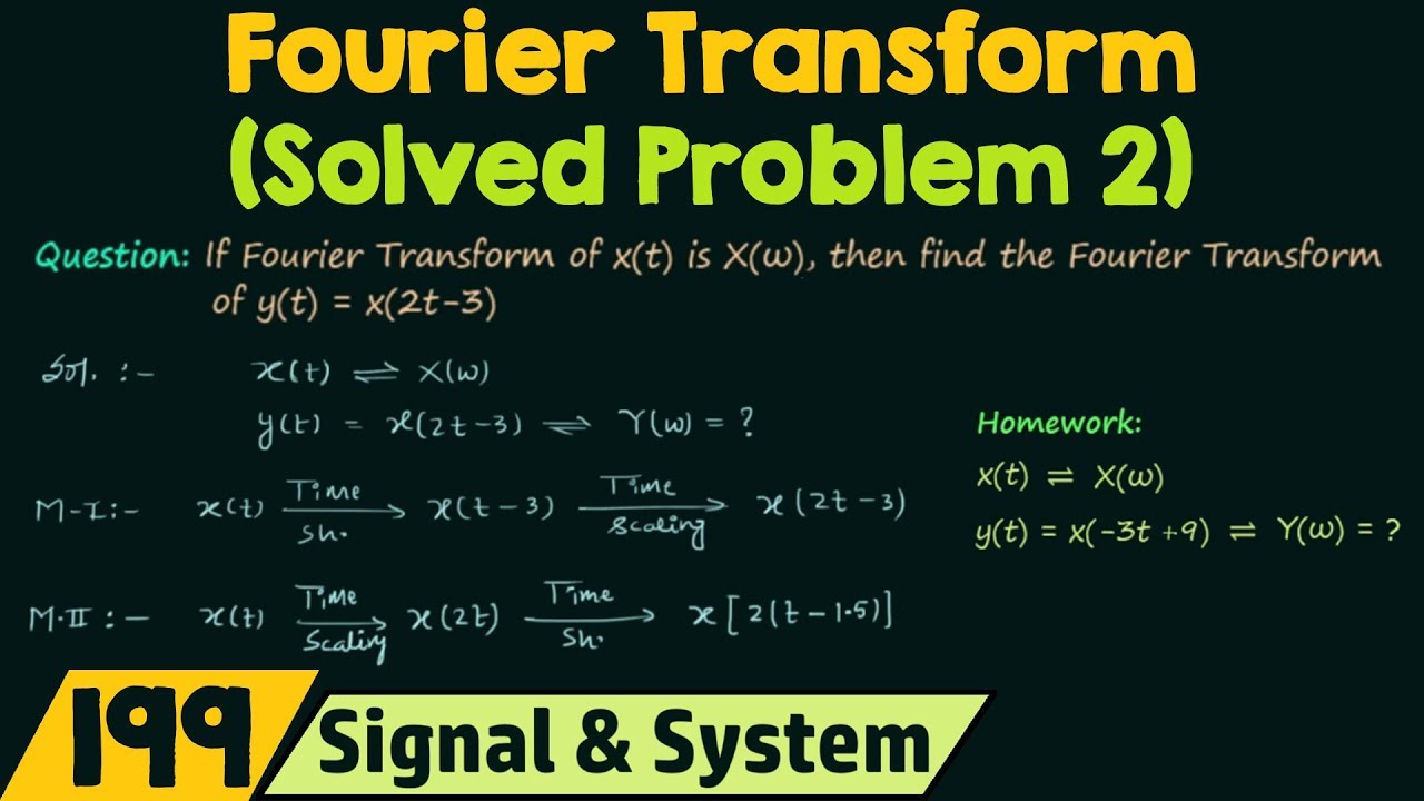 Fourier Transform (Solved Problem 2)