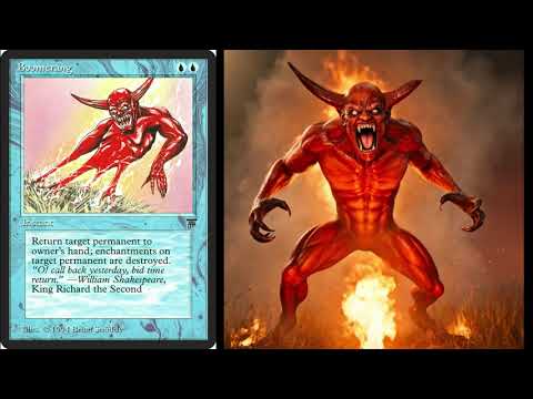 Magic the Gathering Cinematic -The Legends- blue cards part1 #LEG #mtg #Legends