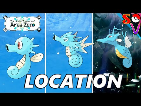 Pokemon Scarlet and Violet Indigo Disk: How to catch Horsea, Seadra, and Kingdra