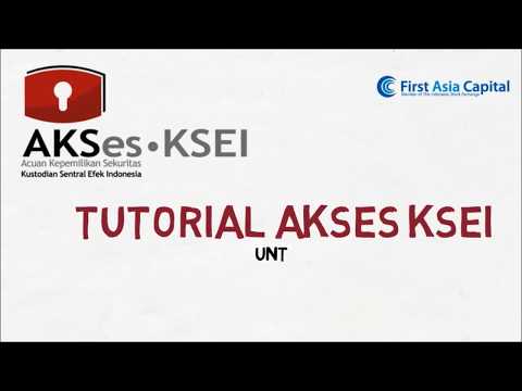 tutorial akses kartu akses KSEI