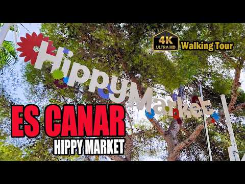 Ibiza Hippy Market | Es Canar | 4K Tour