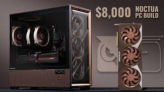 My Most Noctua PC Ever | Ultimate RTX 5080 + 9850X3D Gaming PC build | No RGB