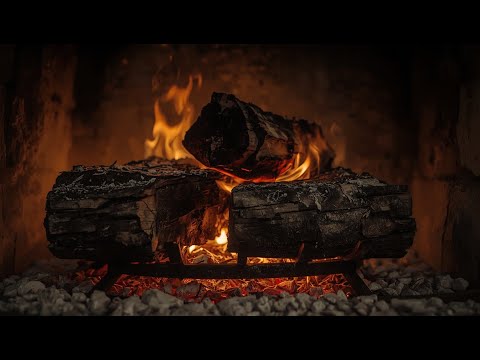 Crackling Fireplace 🔥 2 Hours of Cozy Fire Sounds (No Music)