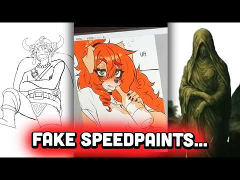 Fake Art Speedpaints Exposed — Full Breakdown & Transcript