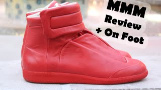 Maison Martin Margiela Red Leather Future High Review + On Foot