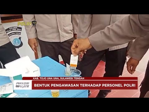 PRESISI UPDATE : PASTIKAN BEBAS NARKOBA, PERSONEL POLSEK TOJO LAKUKAN TES URINE 08/01/2025 12.00