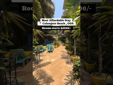 Most Budget Stay in Calangute | North Goa Budget Hotels | Tangerine Resort Goa #goa #resorts