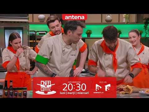 Mini proba pentru avantaj în battle-ul șase! Cine a dezosat cel mai repede un pui