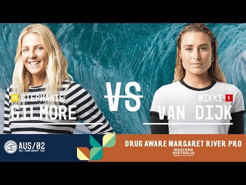 Stephanie Gilmore vs. Nikki Van Dijk - Quarterfinals, Heat 3 - Drug Aware Margaret River Pro (W)
