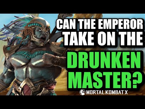 I USED DRUNKEN MASTER VS. A GOOD KOTAL KAHN! | MKX
