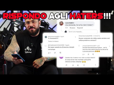 Rispondo ai miei amati haters