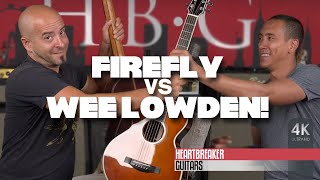 Video thumbnail for Santa Cruz Firefly vs Wee Lowden Shootout by Heartbreaker Guitars