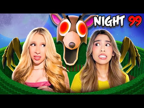 USING THE BEST HACKS to BEAT 99 NIGHTS IN THE FOREST W/ @KatrinaBuno