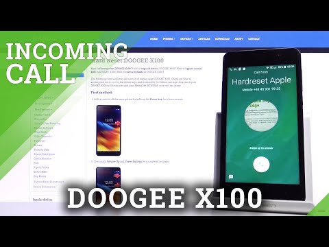 Doogee X100 Incoming Call Animation & Settings