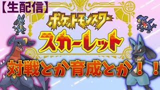 午前の部！！！ポケモンSVのゼロの秘宝やったり育成したり対戦したり！！