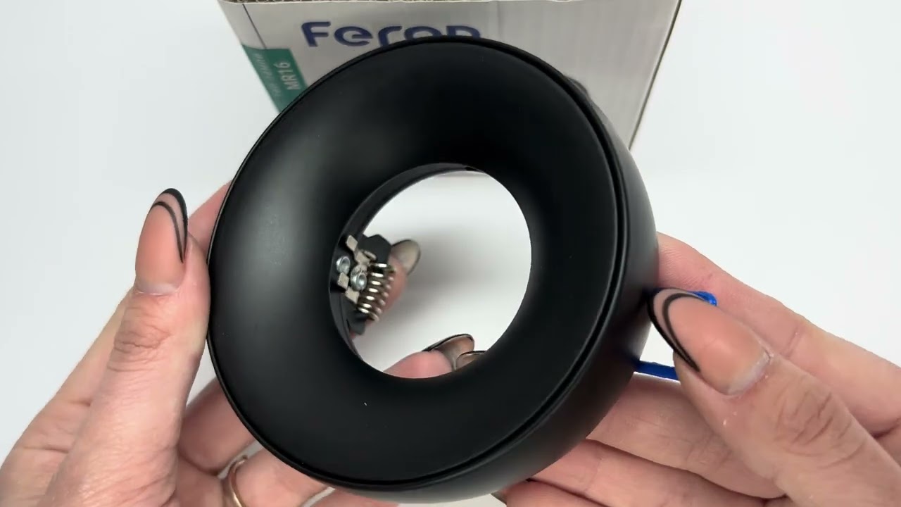 Встраиваемый точечный светильник FERON DL1842 MR-16 черный матовый 40041