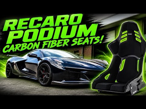 C8 Z06 Corvette gets SUPERCAR Interior Upgrade! Recaro Podium CF Seats Installed! Worth the MONEY?!