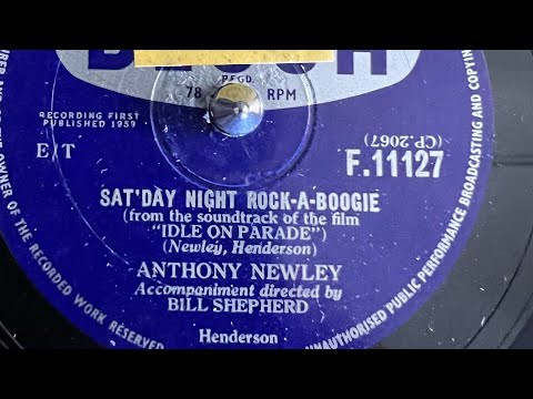 Anthony Newley - Sat’Day Night Rock-A-Boogie 78rpm