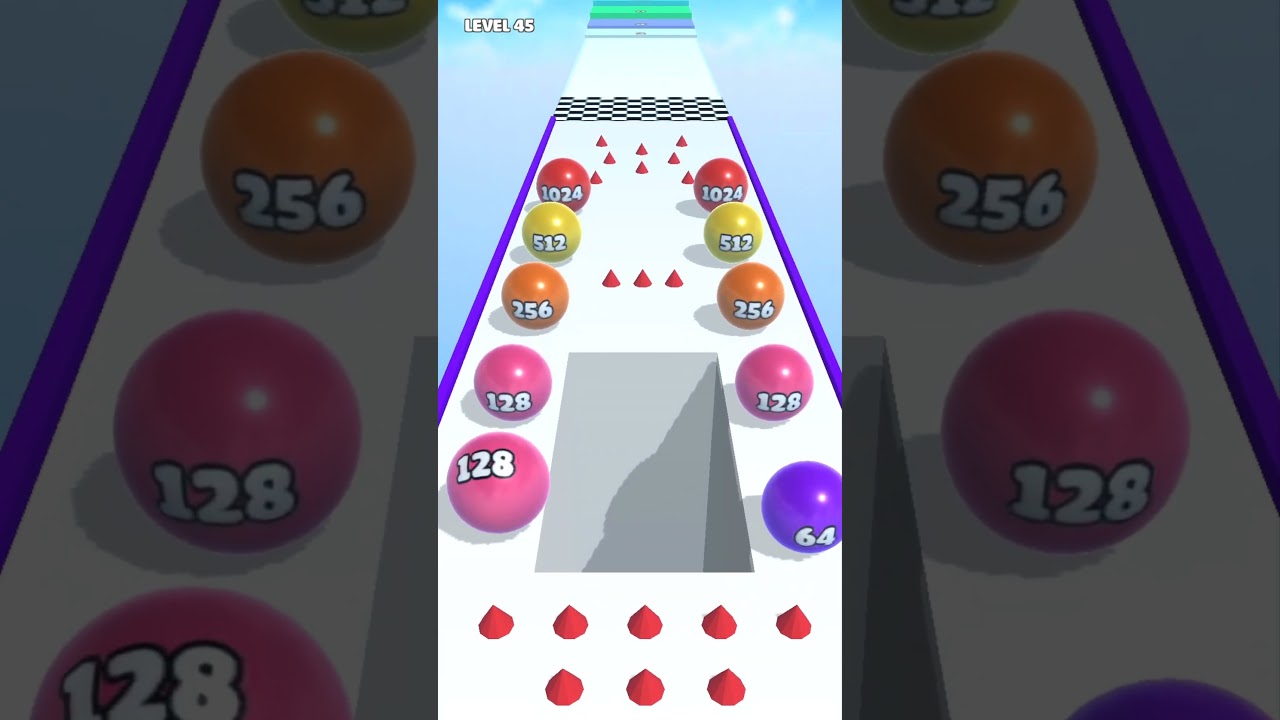 Ball Merge 2048 - Android iOS Gameplay - v1.1.4 #ballmerge2048 #tgamesstudio