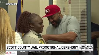 Scott County Jail Corrections officers promoted