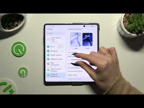How to Turn On/Off Auto Brightness on HONOR Magic V2?