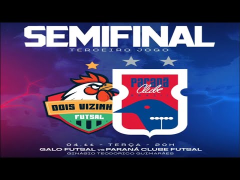 Dois Vizinhos Futsal 2x6 Paraná Clube Futsal | Campeonato Paranaense Série Prata - Semi - 3 Jogo