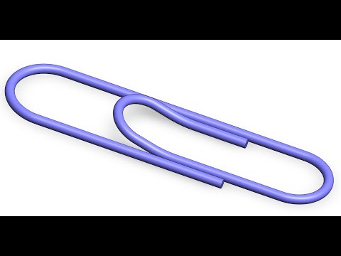 Paper Clip Design | SolidWorks 3D Modeling Episode 19 - | 3D CAD model 📎