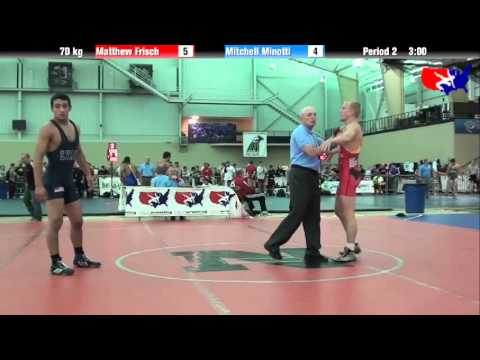 Matthew Frisch vs. Mitchell Minotti at 2013 ASICS University Nationals - FS