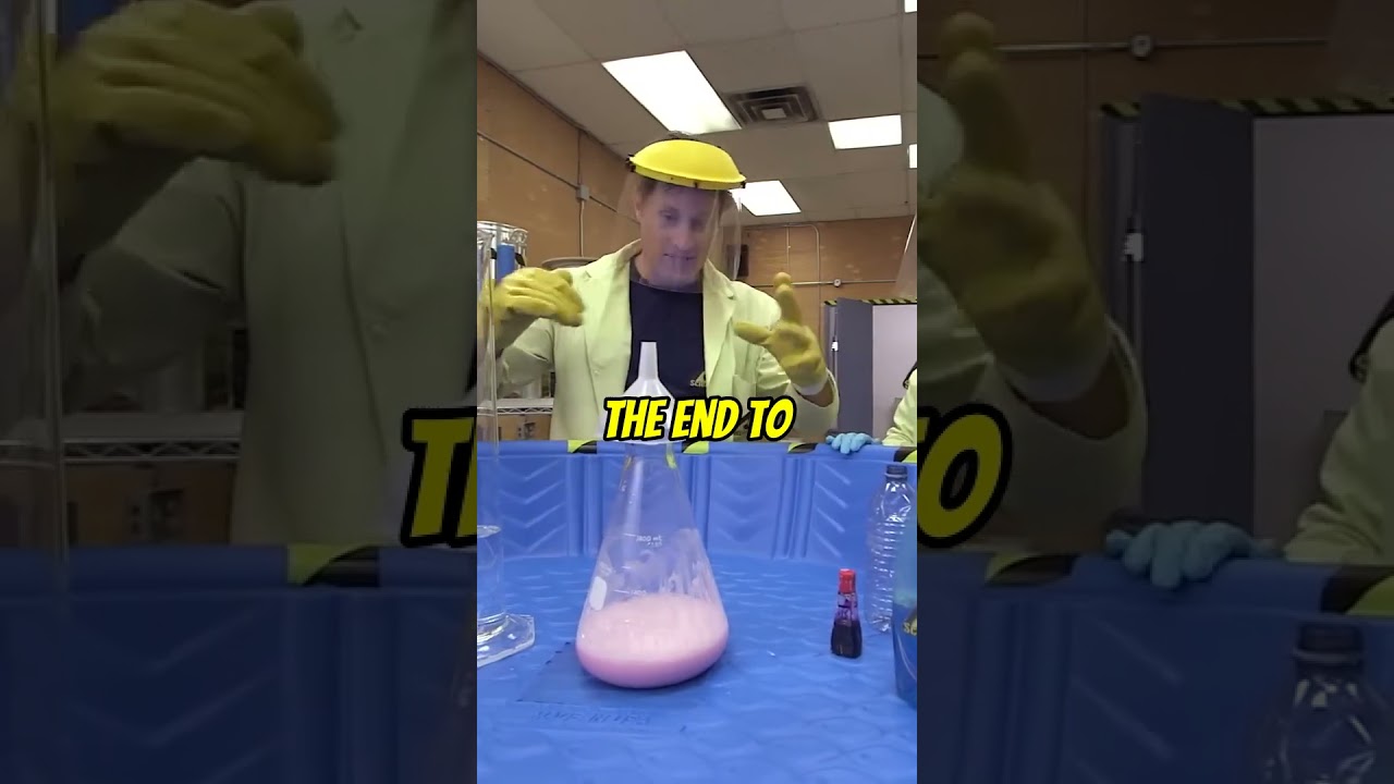 Fun Vinegar Volcano Experiment! 💥 #science #shorts #youtubeshorts