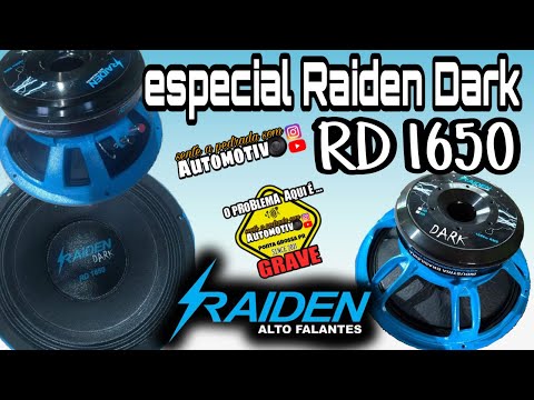 ESPECIAL ALTO FALANTE RAIDEN RD1650/SENTE A PEDRADA SOM AUTOMOTIVO